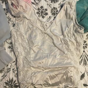 Lace Goth Hippie Bow White Top